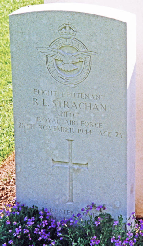 F/Lr Richarrd Lyon Strachan<br /><br /><br />died on active duty - November 28th, 1944